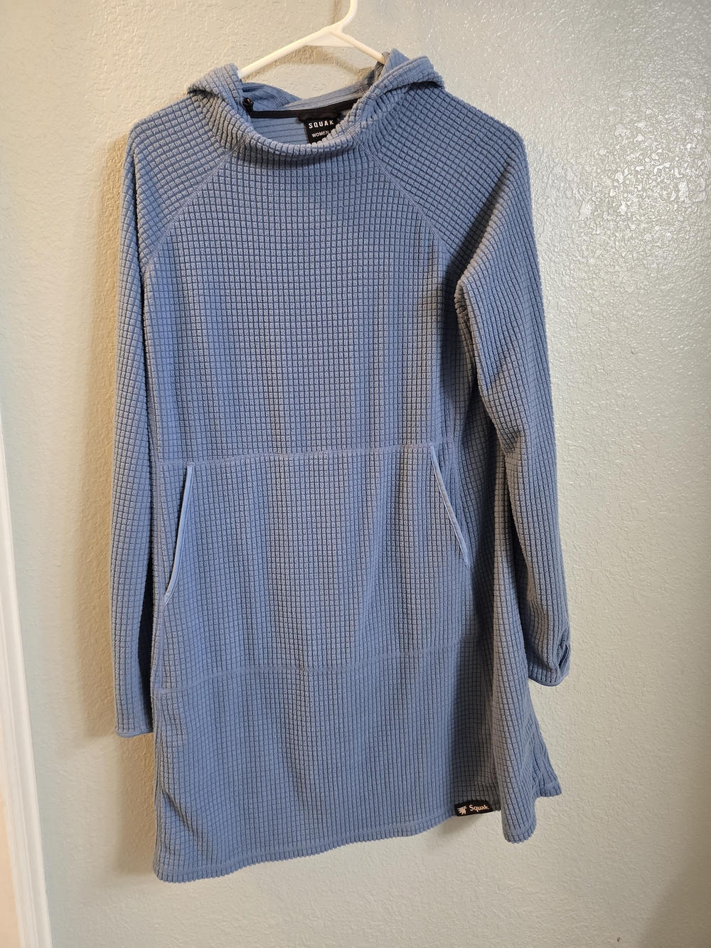Hooded Waffle fleece Dress
